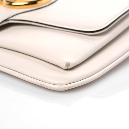 Gucci Calfskin Small Arli Flap Shoulder Bag Mystic White 9 of 15