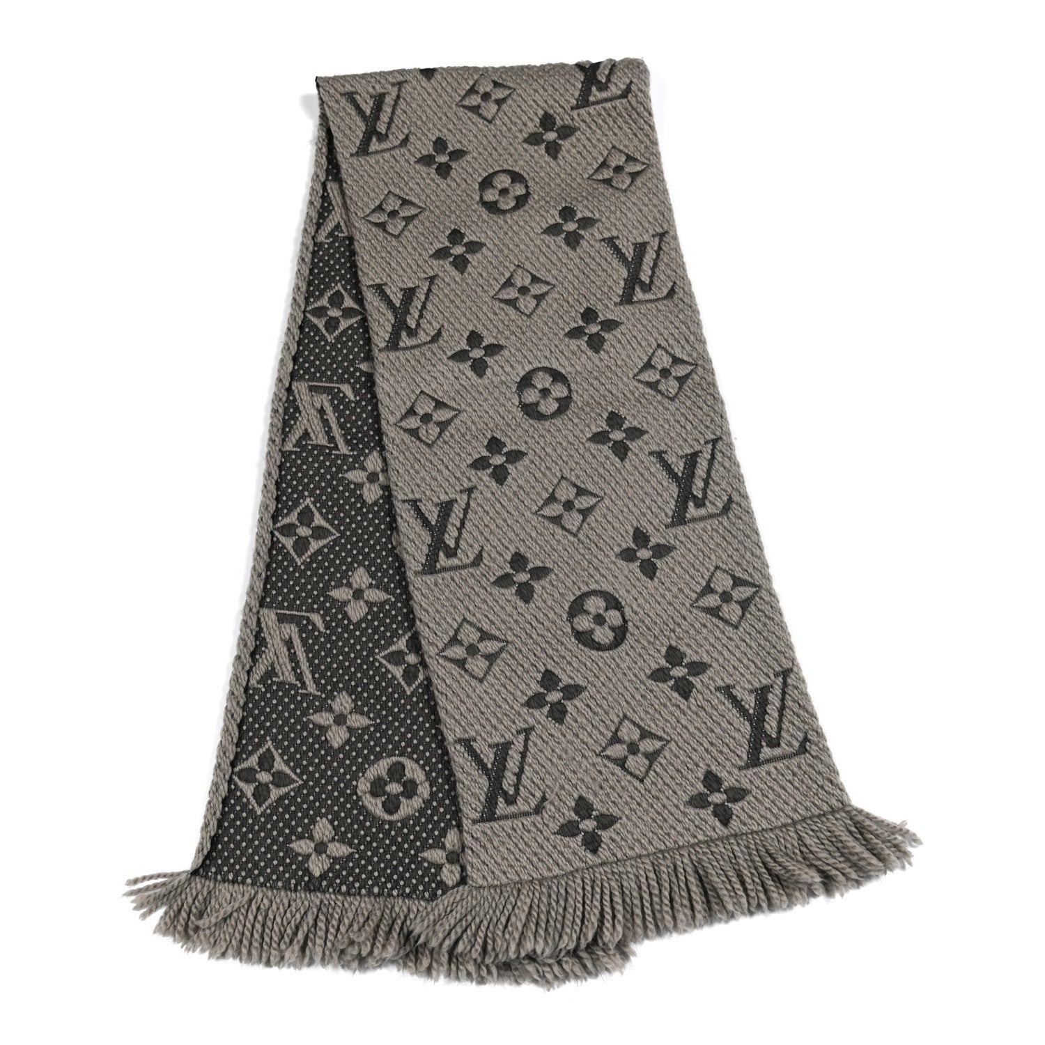 Louis Vuitton Wool Silk Logomania Scarf Verone 2 of 4