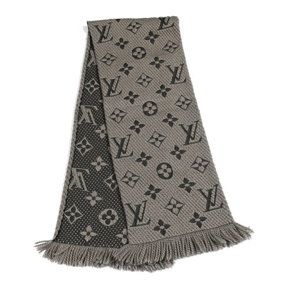 Louis Vuitton Wool Silk Logomania Scarf Verone 2 of 4