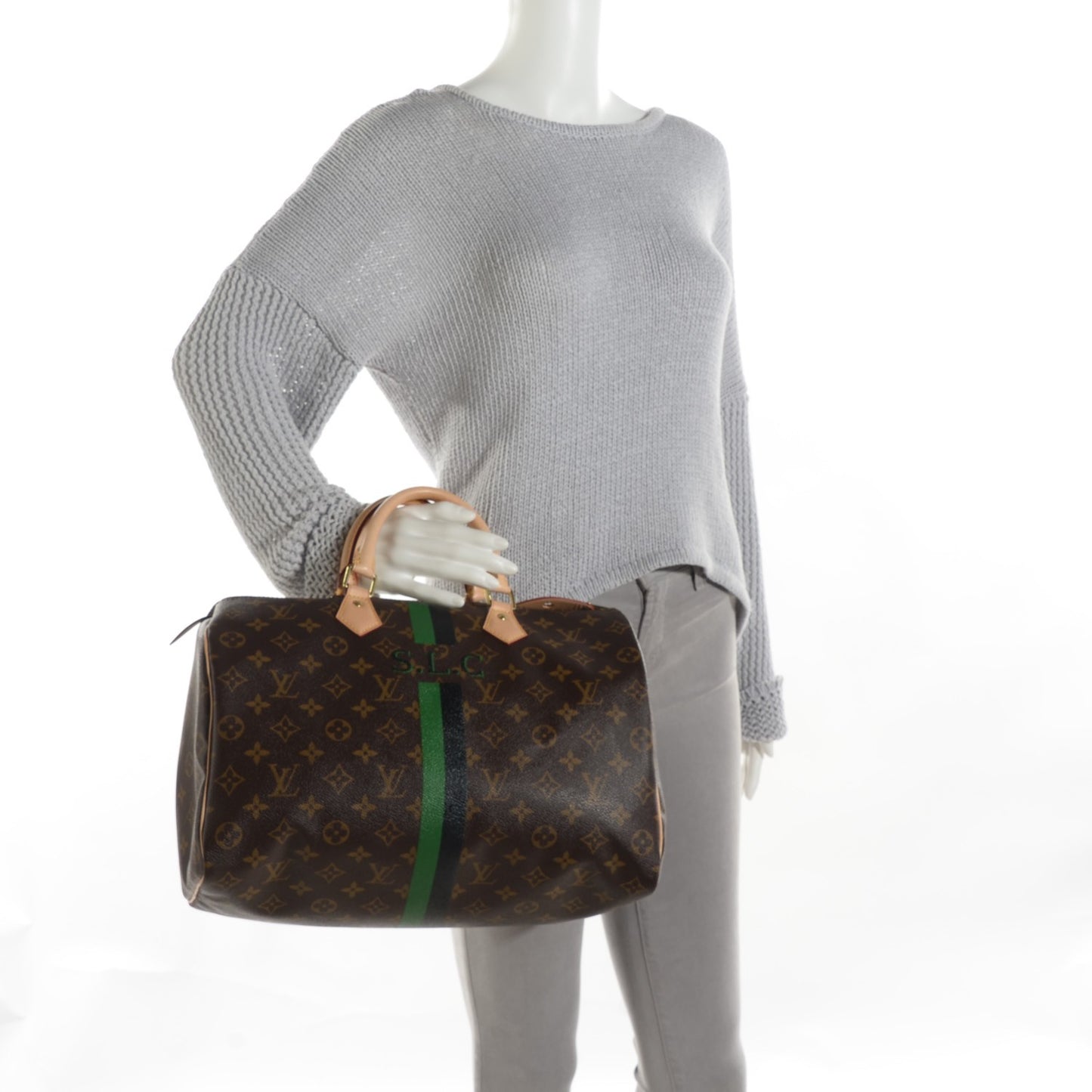 Monogram My LV Heritage Speedy 35 Green