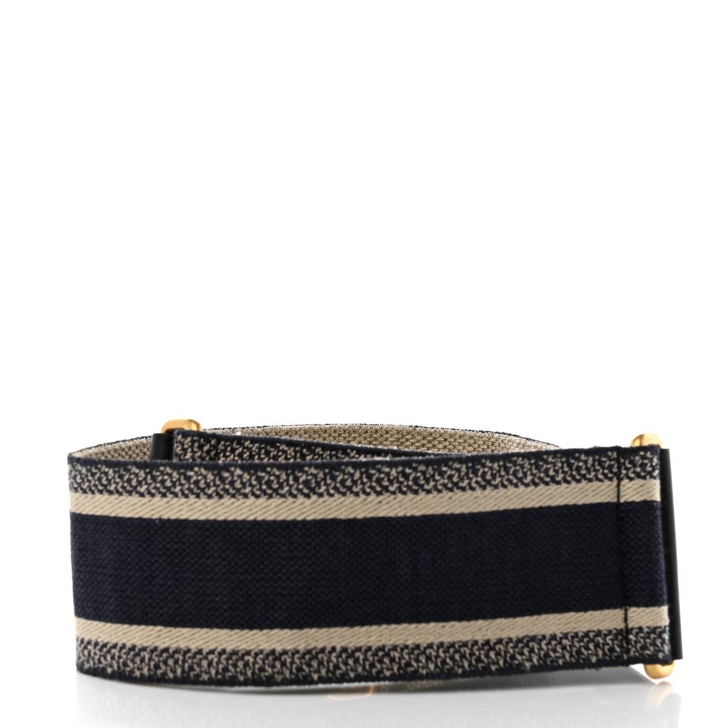 Canvas Embroidered Shoulder Strap Blue