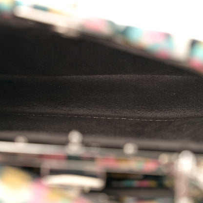 Fendi Vitello Seta Granite Micro Peekaboo Iconic Satchel Multicolor 5 of 13