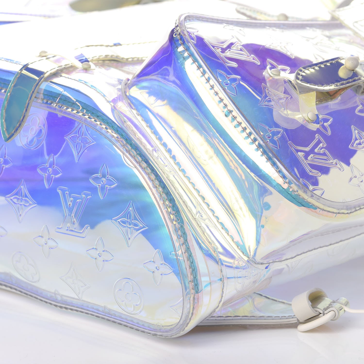 Louis Vuitton PVC Monogram Christopher Backpack GM Iridescent Prism 8 of 9