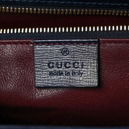 Gucci Velvet Azalea Calfskin Baiadera Stripe Horsebit 1955 Shoulder Bag Multicolor 6 of 10