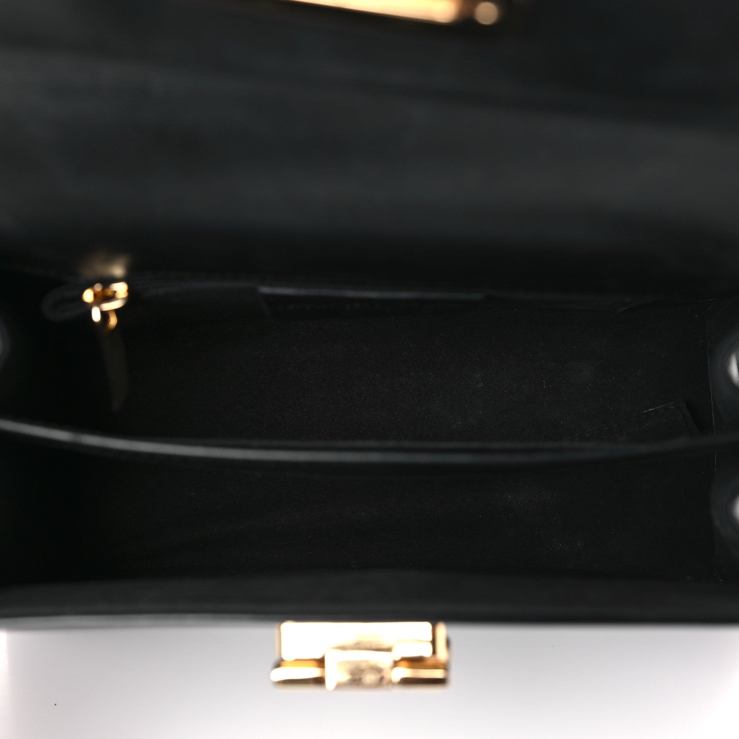Salvatore Ferragamo Brushed Off Calfskin Iconic Large Top Handle Bag Black 5 of 8