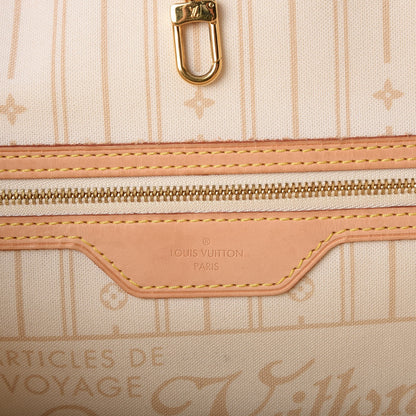 Louis Vuitton Damier Azur Neverfull MM 7 of 8