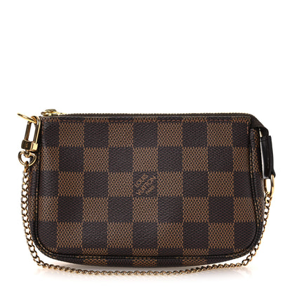 Louis Vuitton Damier Ebene Mini Pochette Accessories 1 of 10