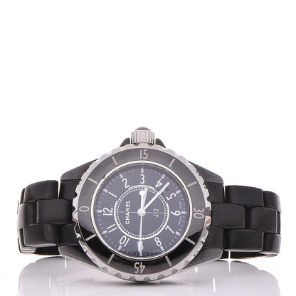 Chanel Stainless Steel Ceramic 33mm J12 Quartz Watch Black 3 of 6