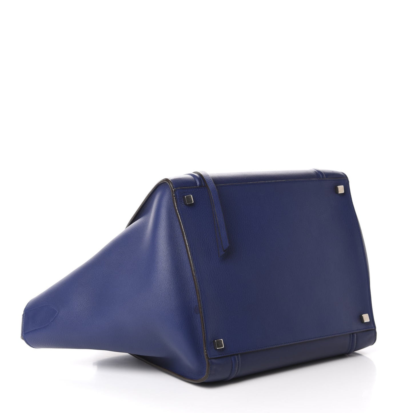 Grained Calfskin Medium Phantom Luggage Indigo