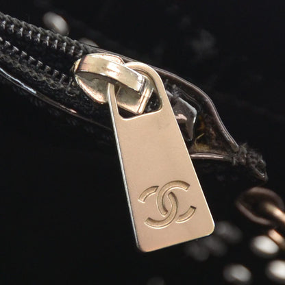 Chanel Patent Perforated CC Shopping Tote Black 5 of 6