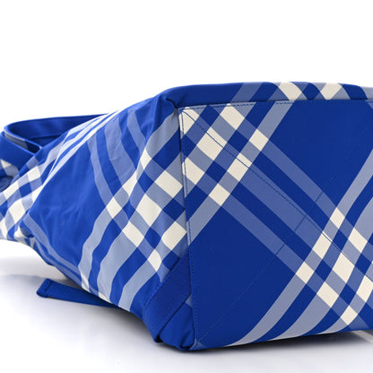 Burberry Nylon Nova Check Roll Backpack Knight 9 of 10