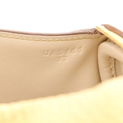 Hermes Taurillon Clemence Mini Lindy 20 Jaune Poussin 7 of 11