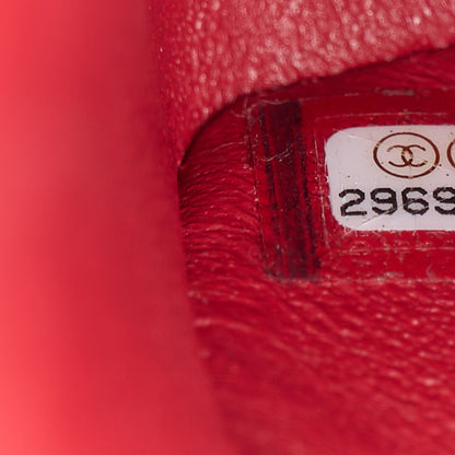 Chanel Aged Calfskin Quilted 2.55 Reissue Mini Flap Red 7 of 12