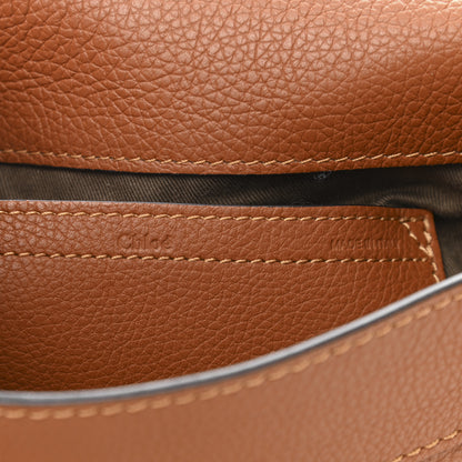 Chloe Calfskin Medium Marcie Round Crossbody Bag Tan 6 of 14
