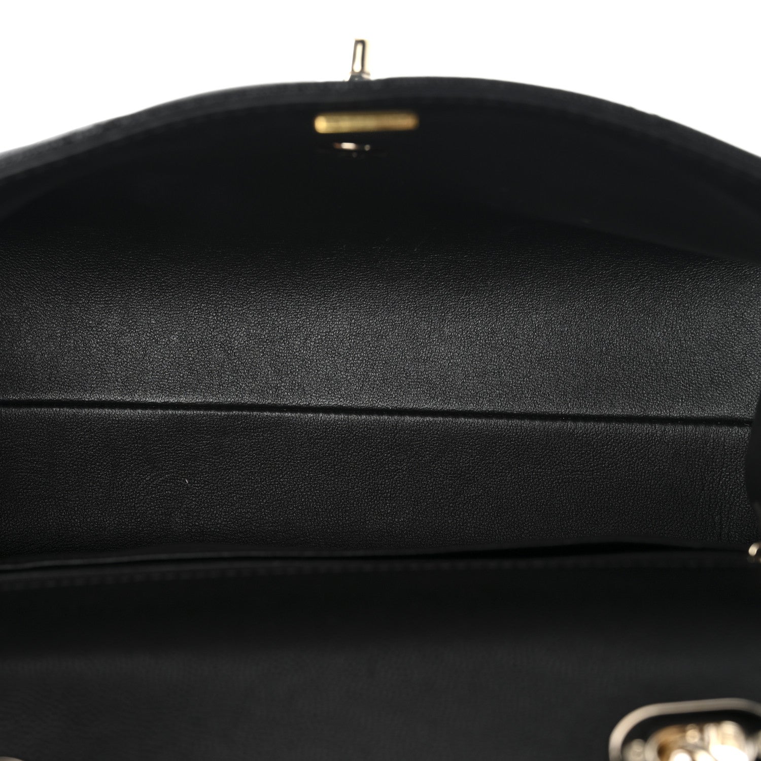 Chanel Caviar Quilted Medium Retro Twist Top Handle Flap Black 5 of 14