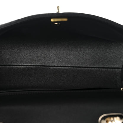 Chanel Caviar Quilted Medium Retro Twist Top Handle Flap Black 5 of 14