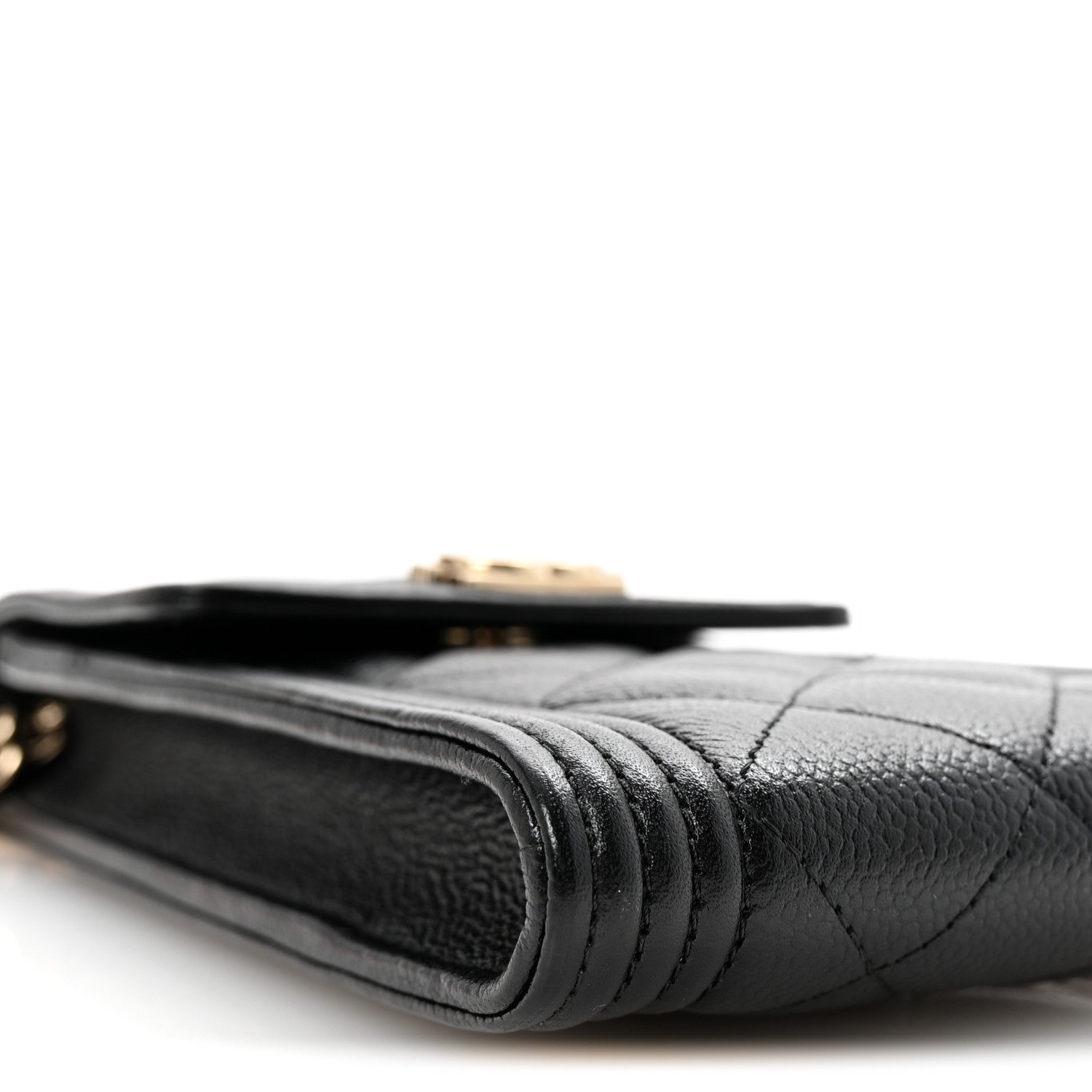 Chanel Caviar Quilted Boy Phone Holder Black 10 of 11
