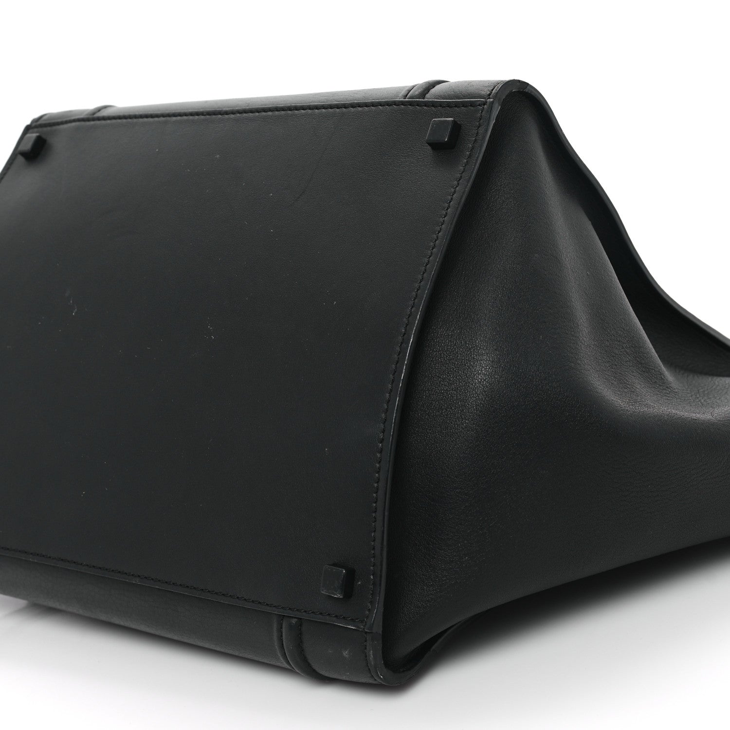 Celine Grained Calfskin Medium Phantom Luggage Black 9 of 11