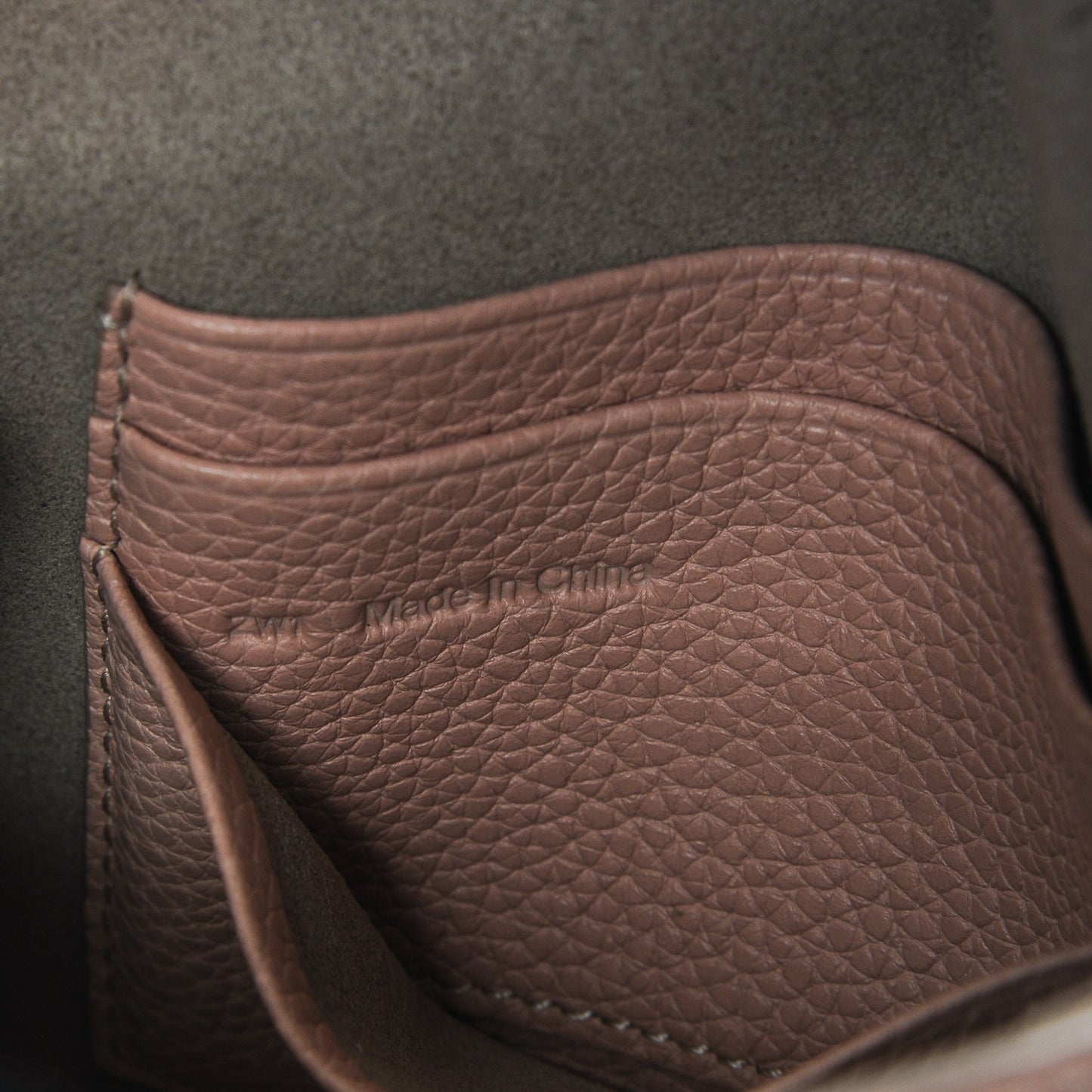 Natural Calfskin Mini Lily Blush