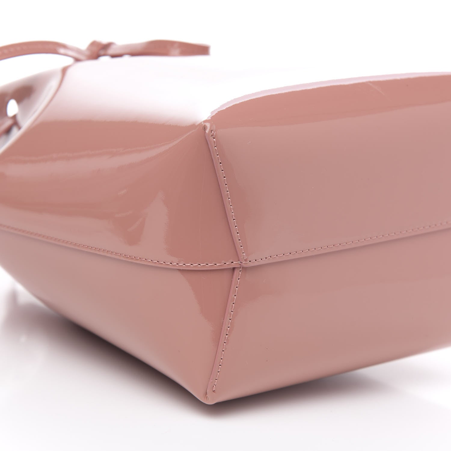 Mansur Gavriel Patent Calfskin Mini Bucket Blush 8 of 10