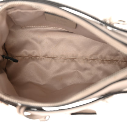 Fendi Shiny Nappa Crystal Croc Tail Mini By The Way Boston Bag Grigio Polvere 5 of 13