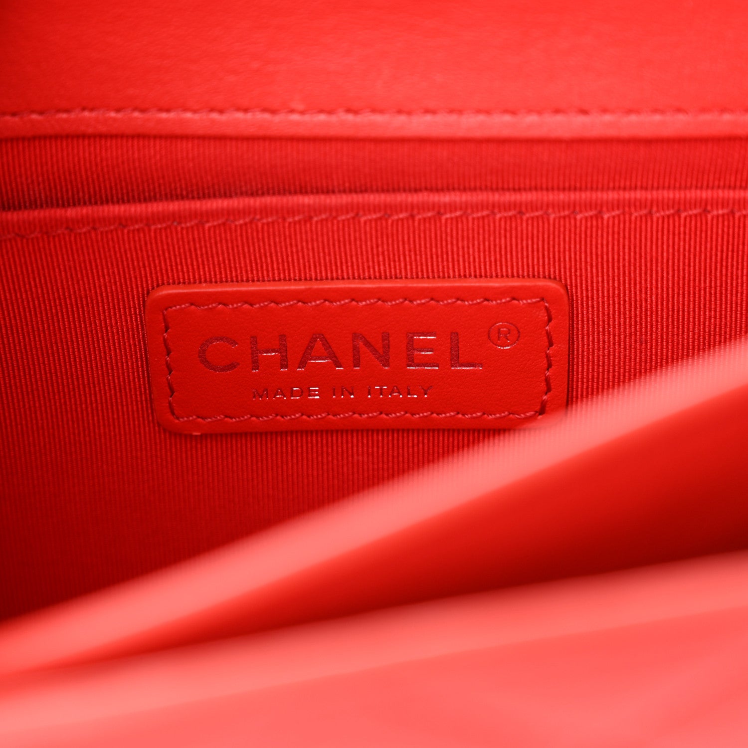 Chanel Goatskin Quilted Small CC Box Flap Red 6 of 10