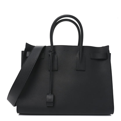 Saint Laurent Grained Calfskin Large Sac De Jour Carryall Black 1 of 10