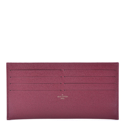 Louis Vuitton Calfskin Felicie Card Holder Insert Fuchsia 1 of 6