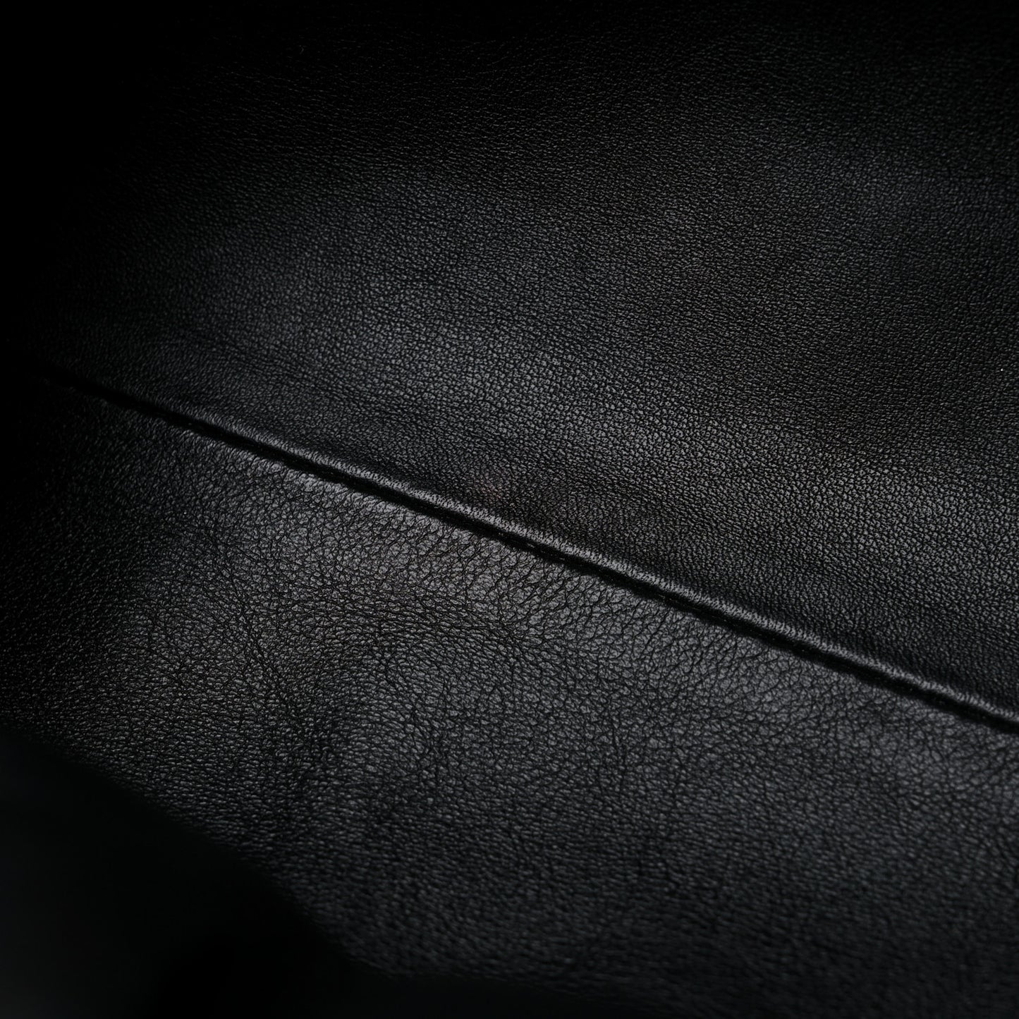 Smooth Butter Calf The Pouch Oversized Clutch Black