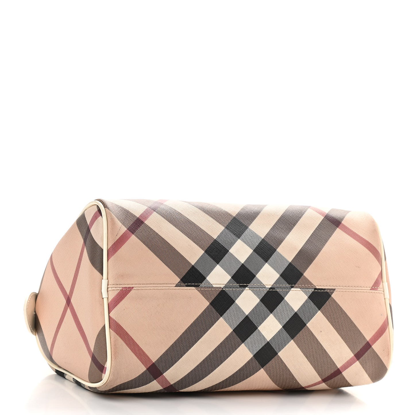 Nova Check Small Chester Bowling Bag White