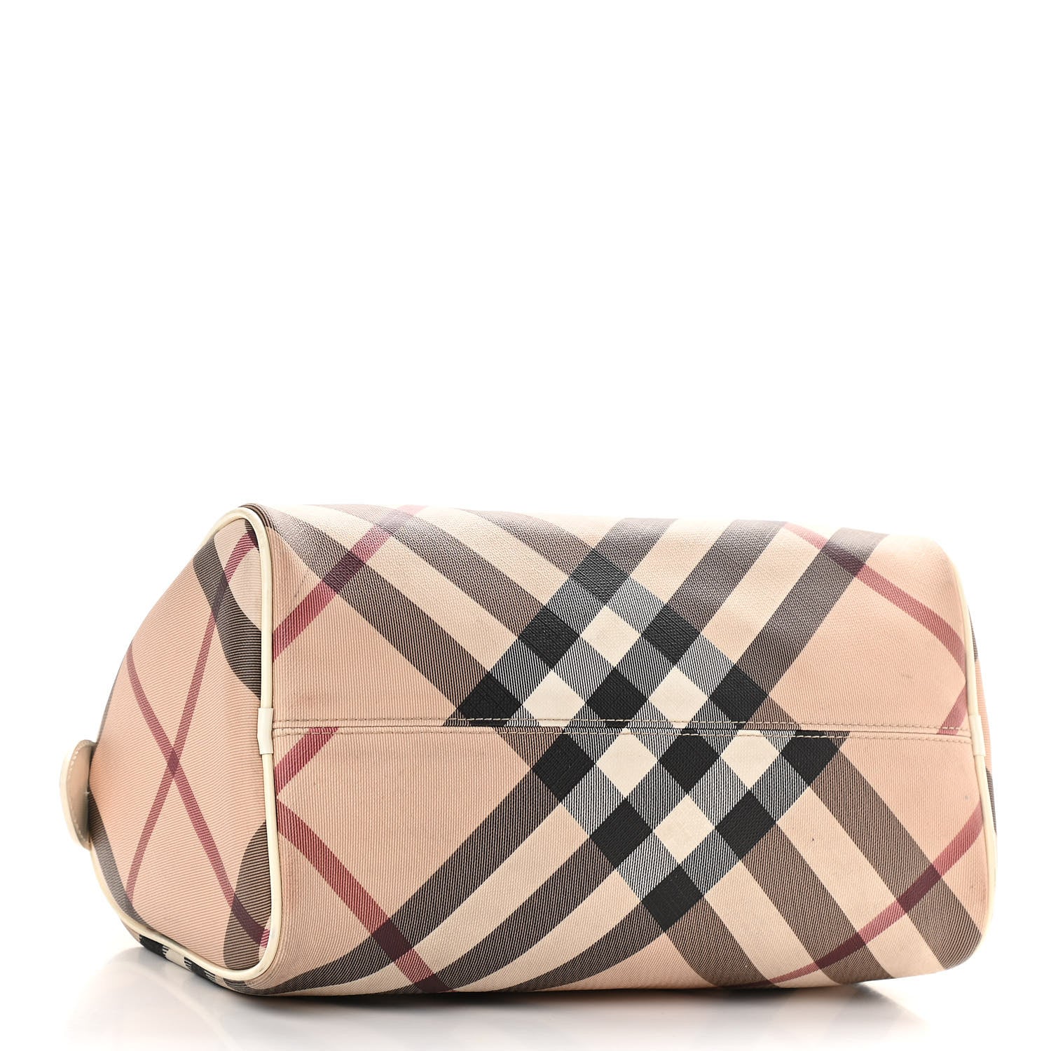 Burberry Nova Check Small Chester Bowling Bag White 3 of 18