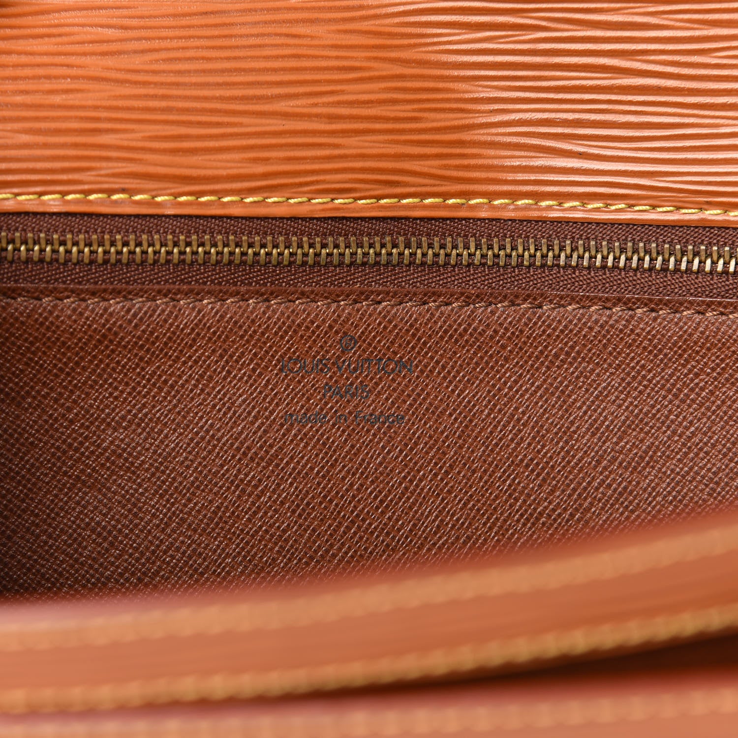 Louis Vuitton Epi Pochette Sellier Dragonne Cipango 6 of 8