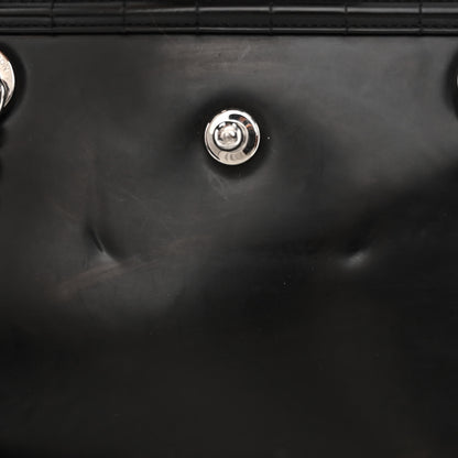 Chanel Glazed Calfskin Boy Tote Black 12 of 14