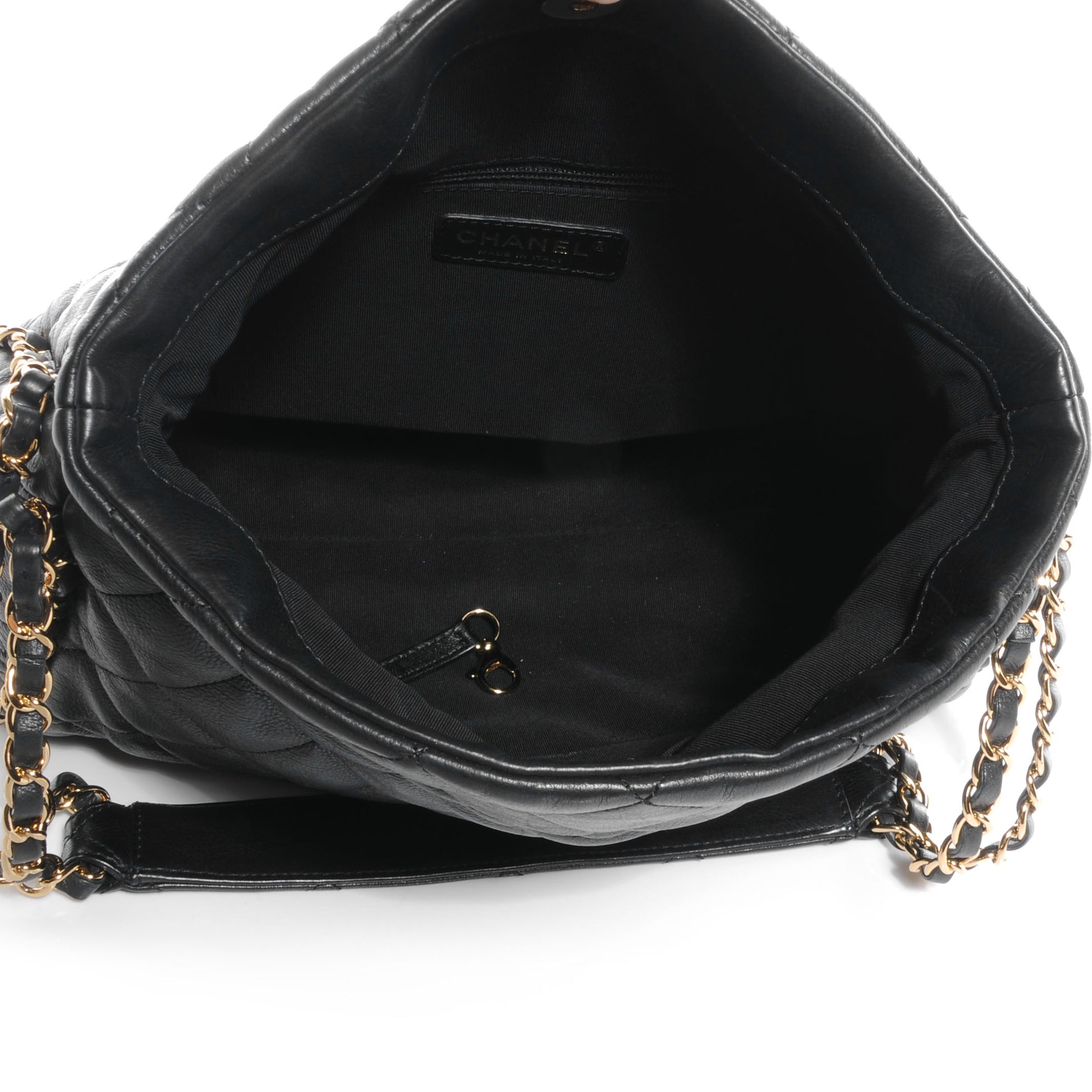 Chanel Calfskin Medium Chain Me Hobo Black 5 of 7