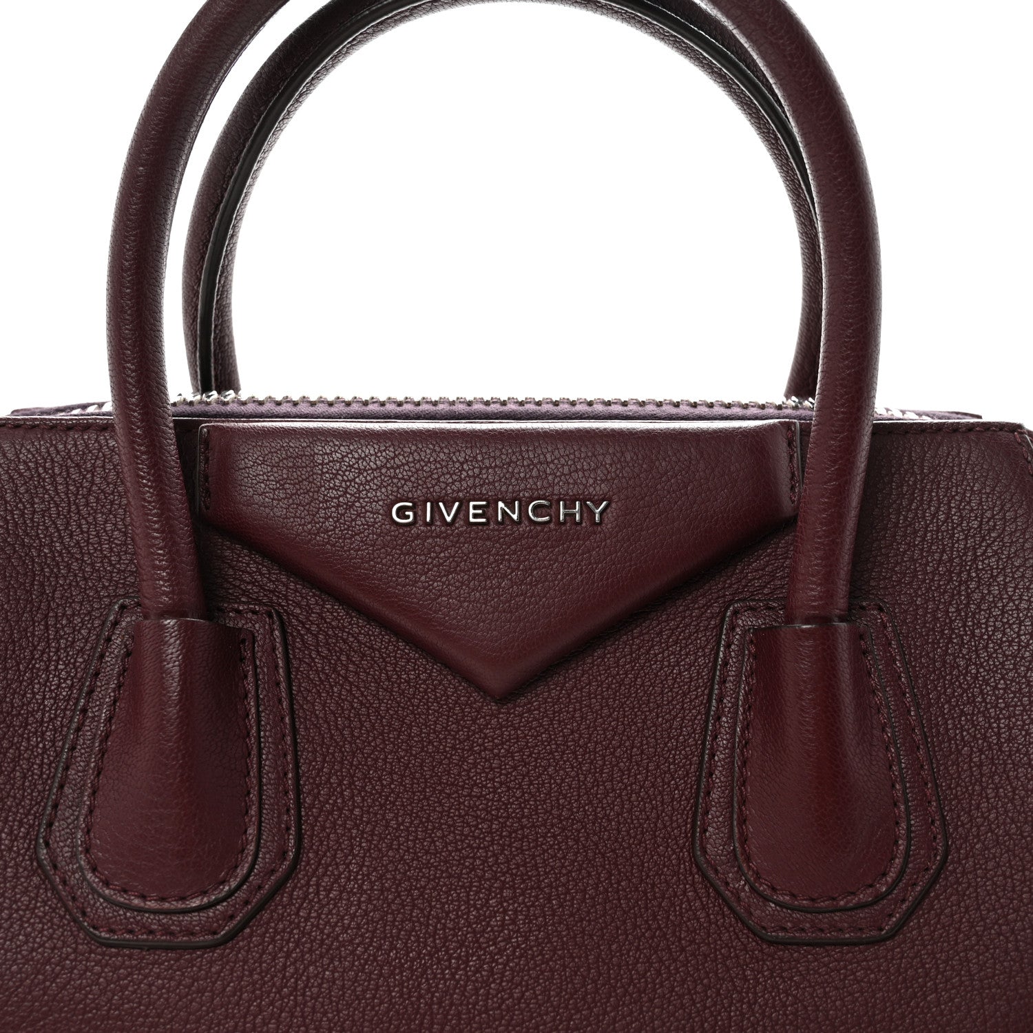 Givenchy Sugar Goatskin Small Antigona Dark Purple 8 of 10