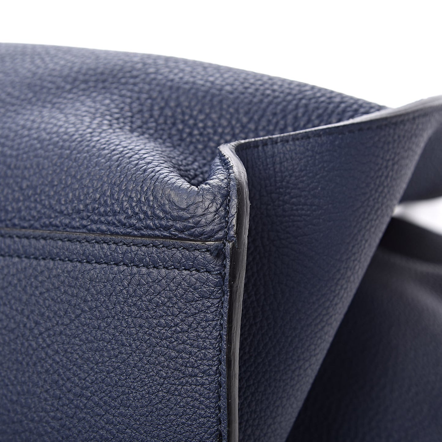 Soft Calfskin Medium Jackie Top Handle Bag Classic Blue Marine