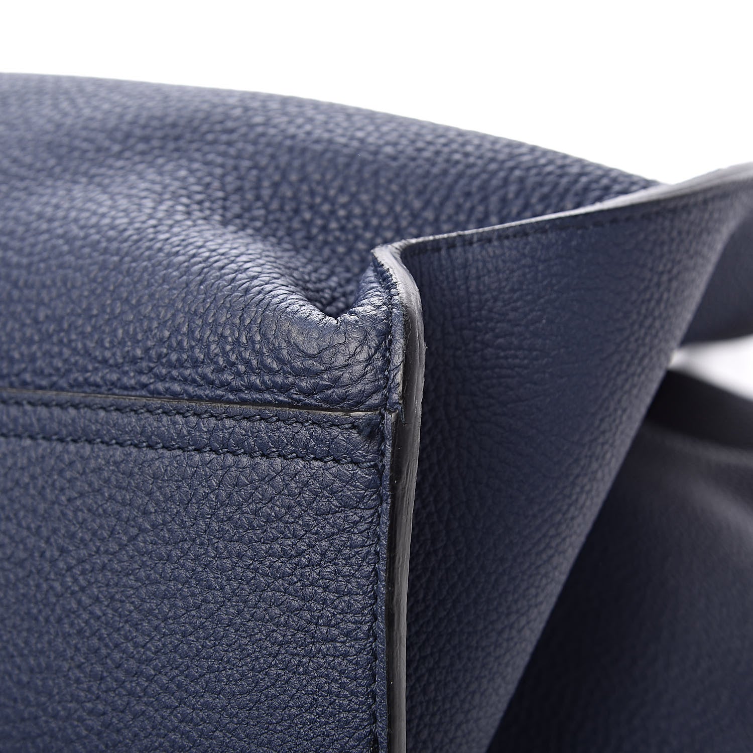 Gucci Soft Calfskin Medium Jackie Top Handle Bag Classic Blue Marine 15 of 17