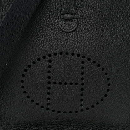 Hermes Taurillon Clemence Evelyne TPM Black 8 of 10