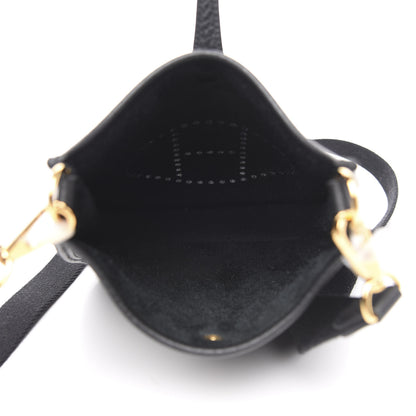 Hermes Taurillon Clemence Evelyne TPM Black 5 of 10