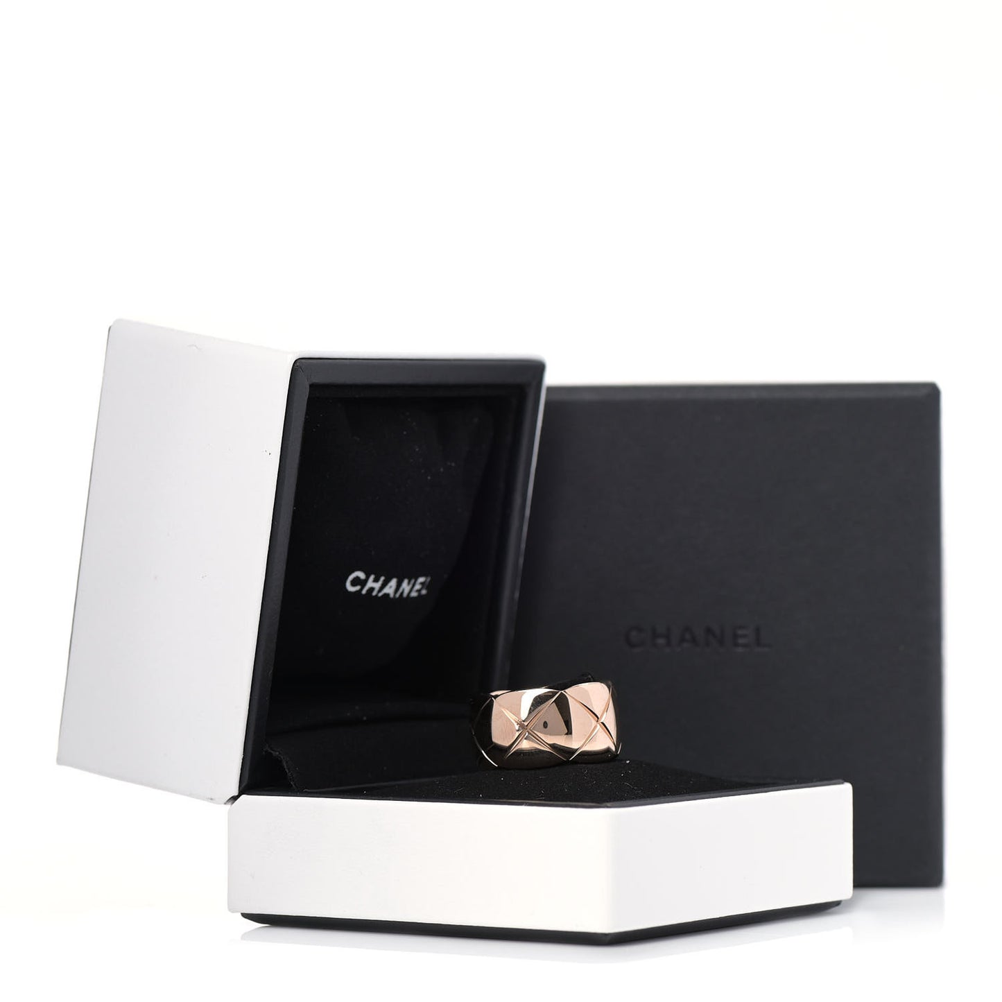 18K Beige Gold Large Coco Crush Ring 50 5.25