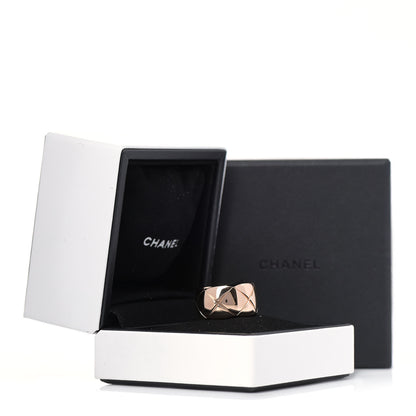 Chanel 18K Beige Gold Large Coco Crush Ring 50 5.25 8 of 8