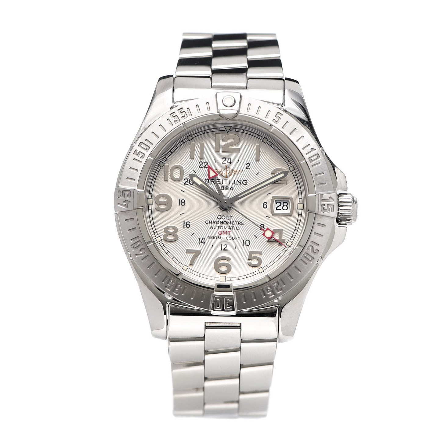 Stainless Steel 40.5mm Colt GMT Automatic Watch Silver A32350