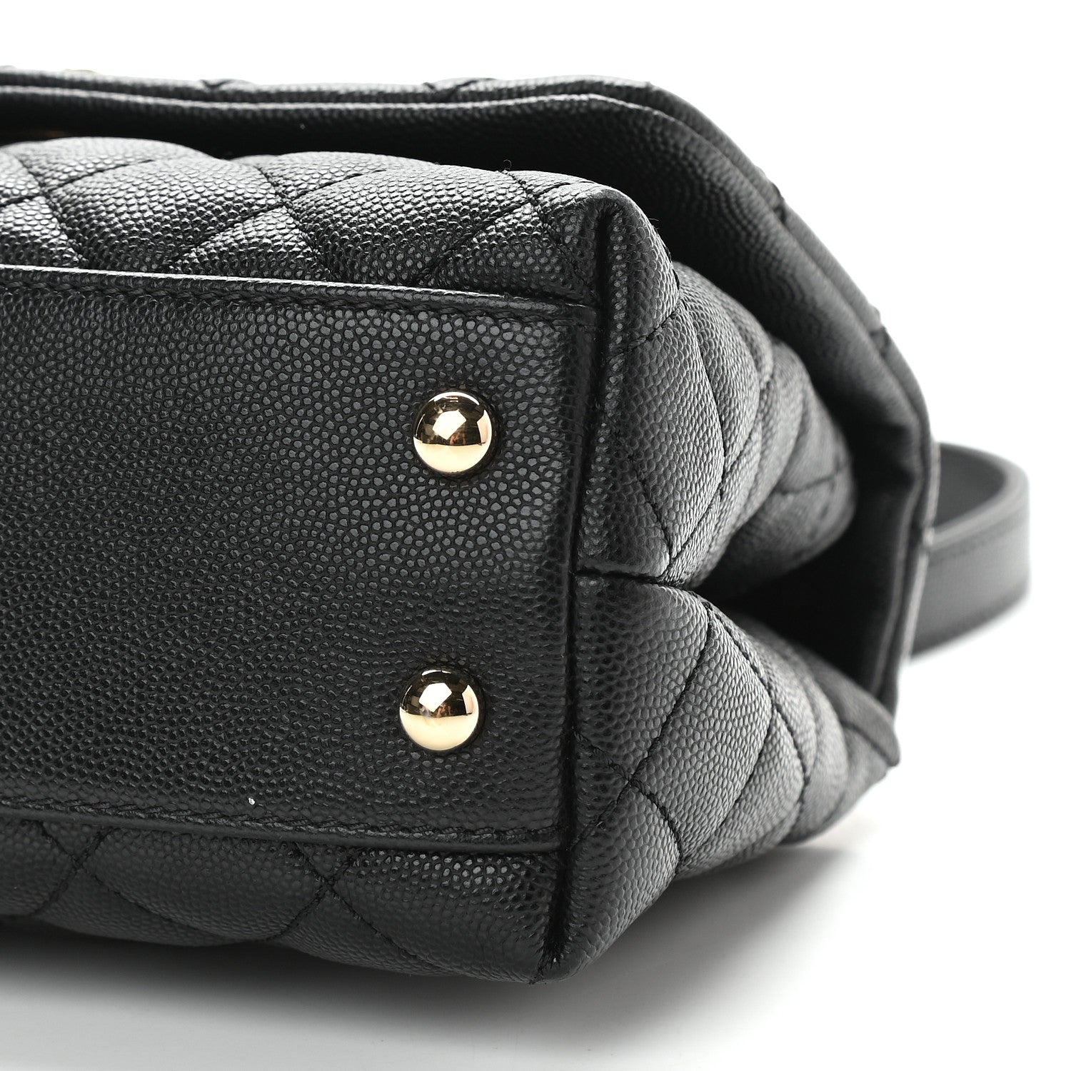 Chanel Caviar Quilted Mini Coco Handle Flap Black 9 of 9