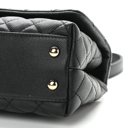 Chanel Caviar Quilted Mini Coco Handle Flap Black 9 of 9