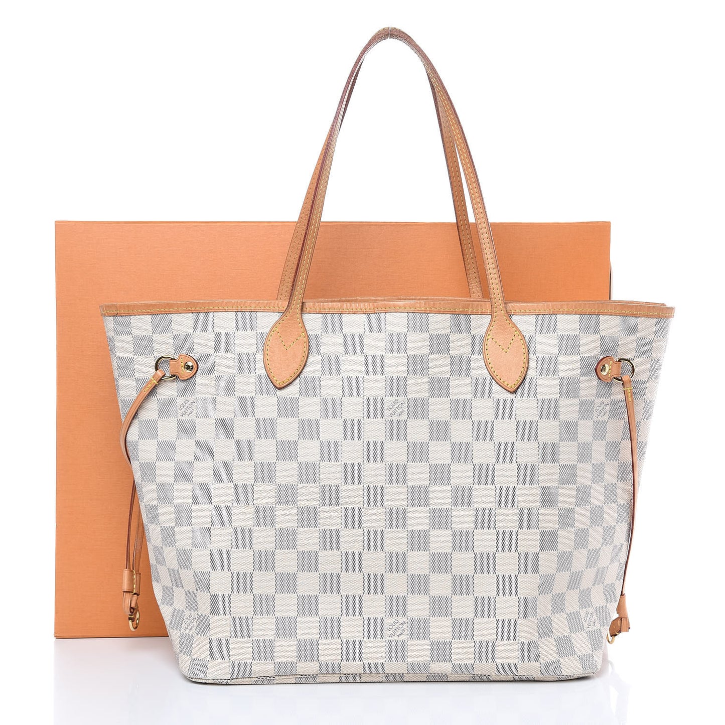 Damier Azur Neo Neverfull MM Rose Ballerine