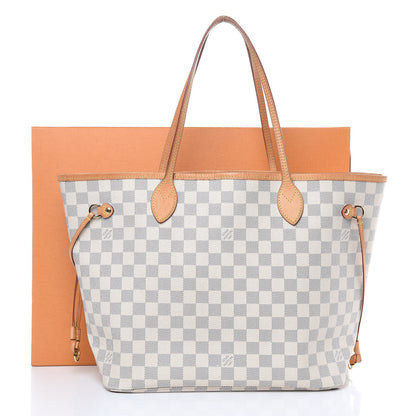 Louis Vuitton Damier Azur Neo Neverfull MM Rose Ballerine 17 of 21