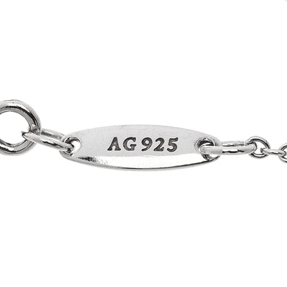 Tiffany Sterling Silver Diamond .05ct Elsa Peretti Diamonds by the Yard Bracelet 6 of 6