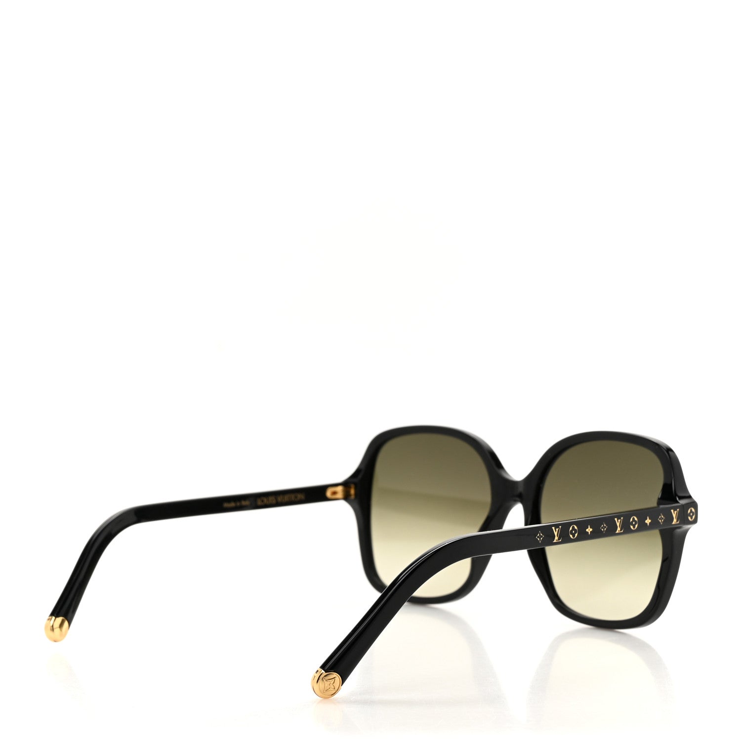 Louis Vuitton Acetate My Monogram Light Square Sunglasses Z1861W Black 4 of 7