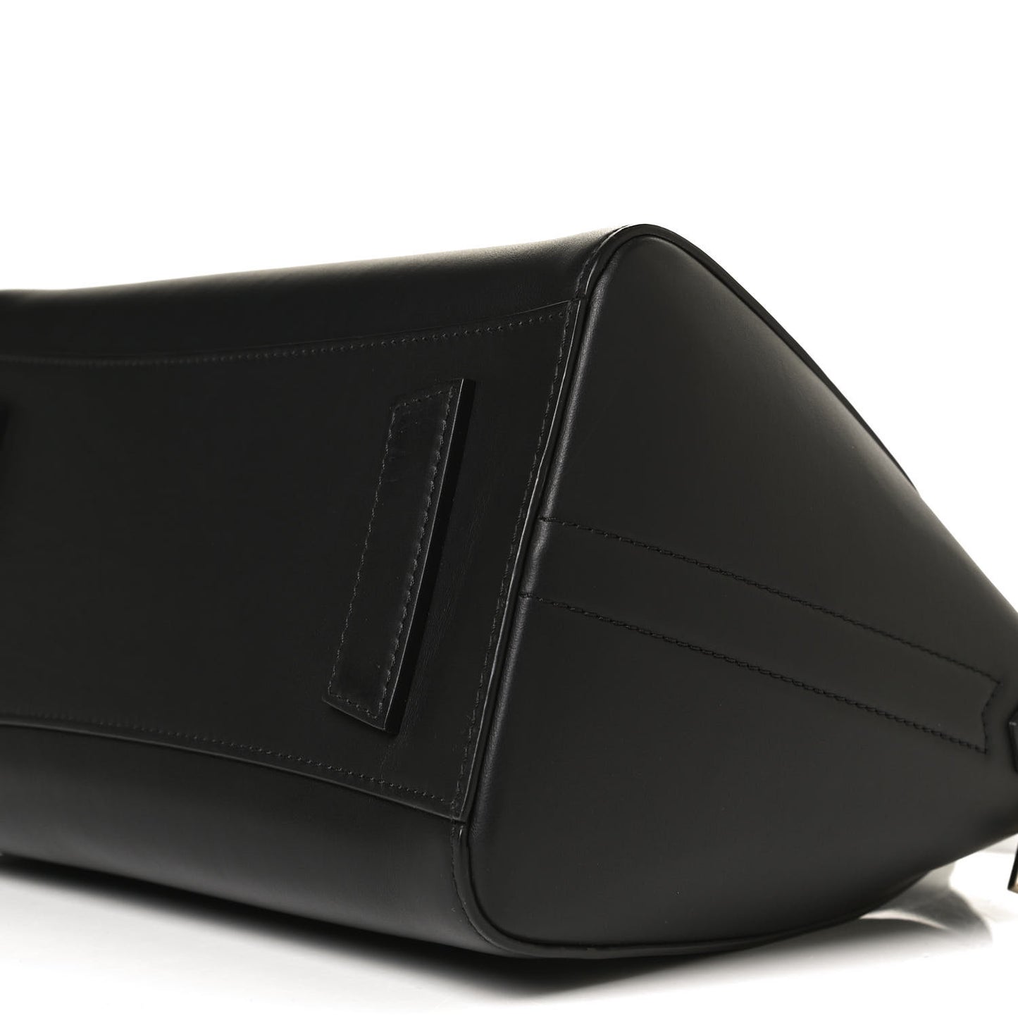 Shiny Lord Calfskin Small Antigona Black