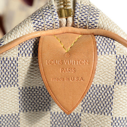 Louis Vuitton Damier Azur Speedy 30 6 of 7